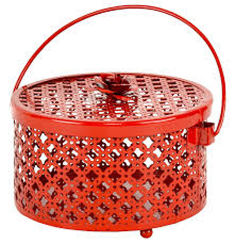 Metal Leaser Gifting Box Round Shape