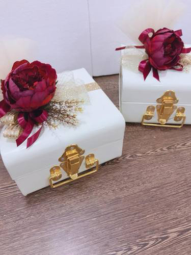 Metal Trunk Box Square Shape