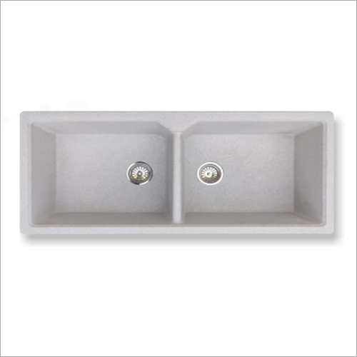 Gray Double Bowl Sink
