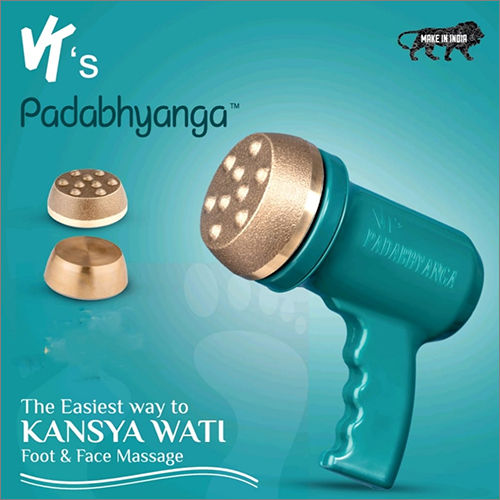 Reduce Stress Padabhyanga Kt07B Electric Kansa Vatki Massager For Face And Foot