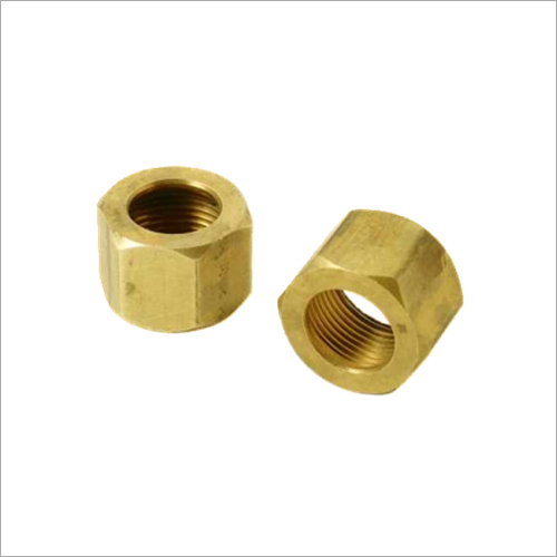 Golden Brass Olive Hex Nut