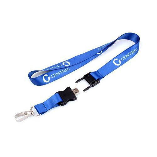 Blue ID Card Lanyard