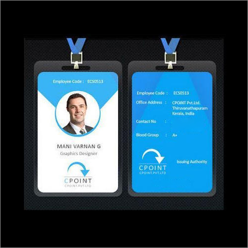 Plastic Employee Id Card Size: Different
