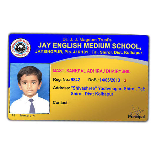 Digital Printing Student ID Card
