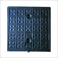 Black Plastic Manhole Cover - High-performance Material, Galvanized Lock | Ideal For Drainage Application, Quality Tested