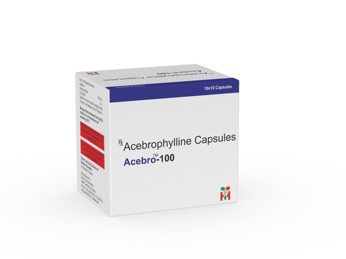 Acebrophylline Capsules 100 mg