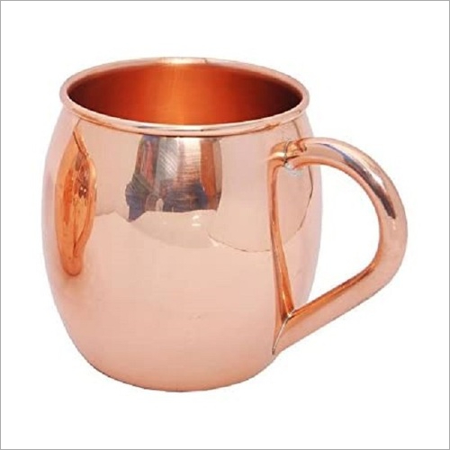 Copper Barrel Mug Shining Polish