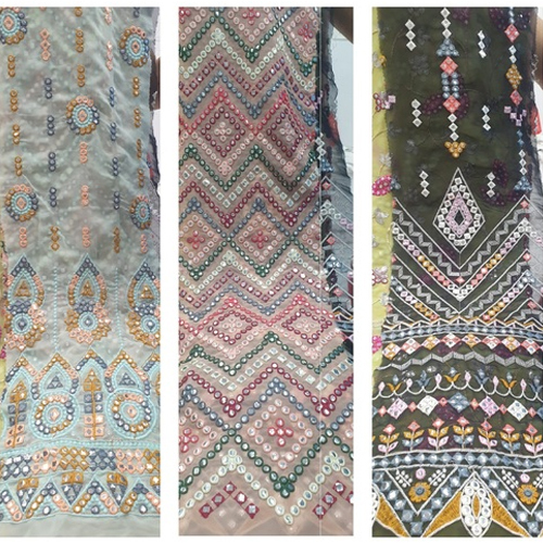 Embroidery fabrics