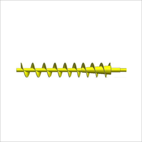 Yellow Coned Screw Conveyor