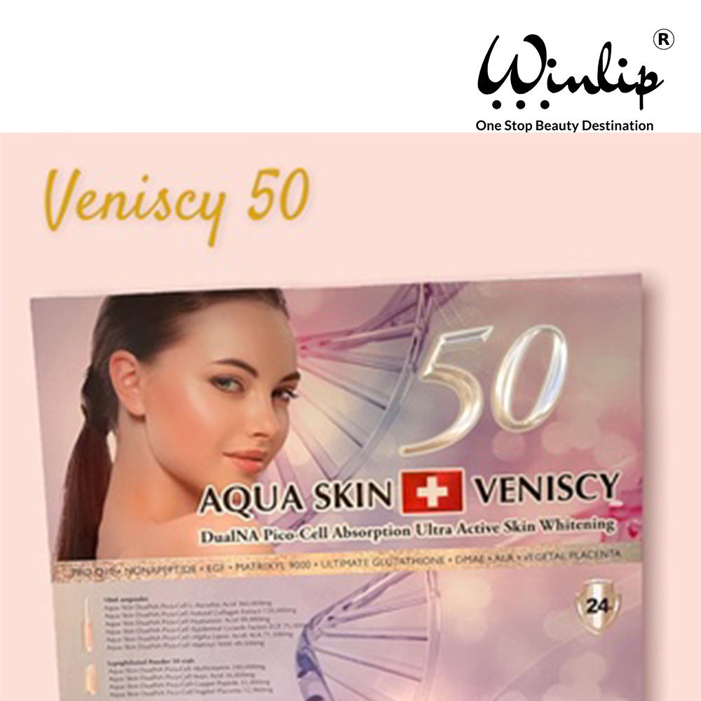 Aqua skin Veniscy 50 DulaNa Pico Cell Glutathione Injection