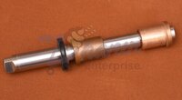 Softy Ice Cream Machine Air Pump Shaft With Bush Set - Color: Golden Sliver