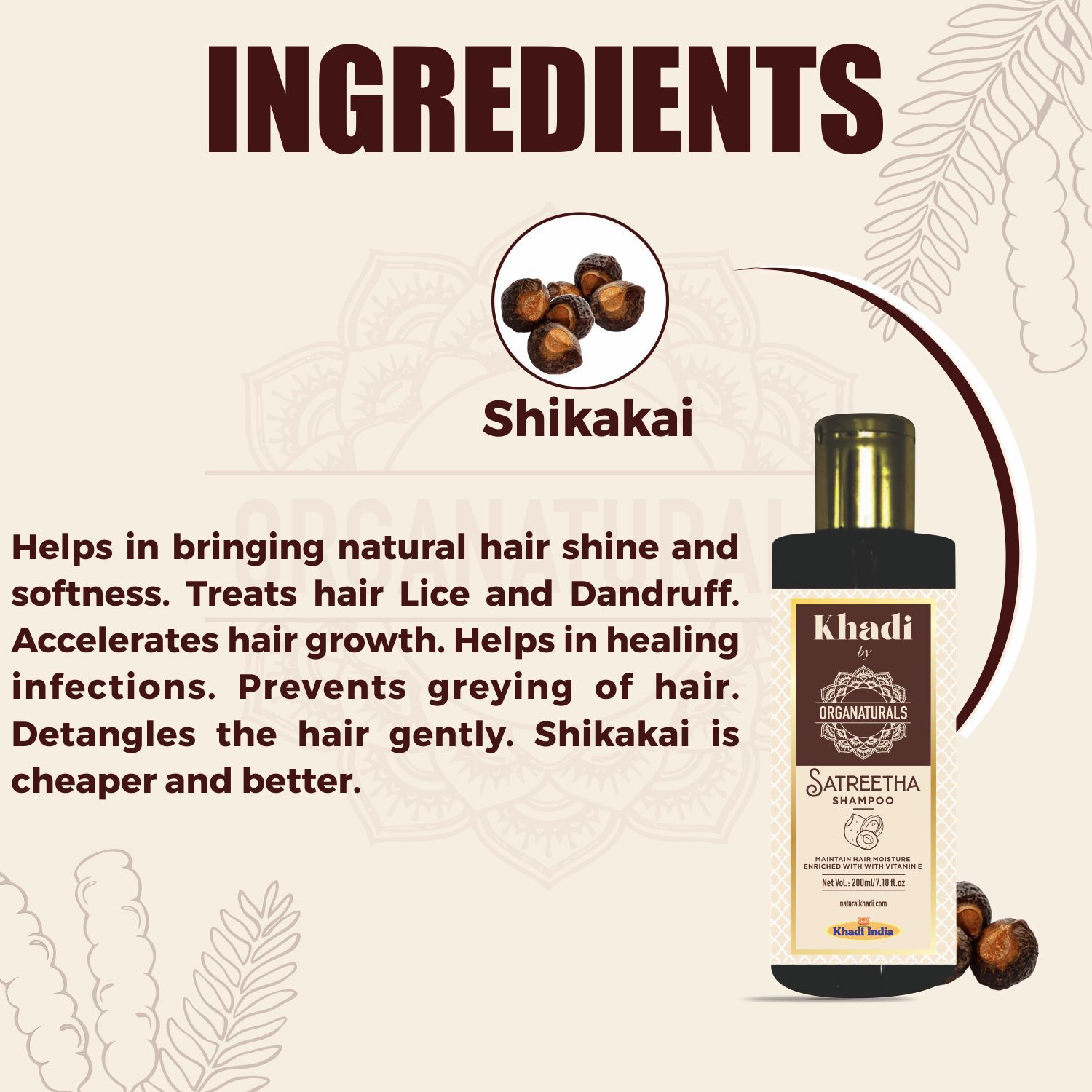Ayurvedic Satreetha Shampoo
