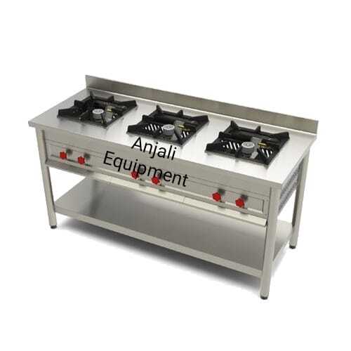 Three  Burner Range Dimension(L*W*H): 66X24X34 Inch (In)