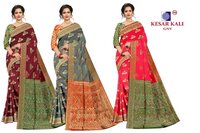 Kesar Kali Silk Saree