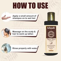 Hair shampoo Tulsi And Neem Hair Shampoo Sulfate and Paraben Free for All Type of Hair