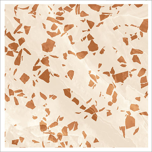 Cream 600 X 600 Mm Terrazzo Series Floor Tiles