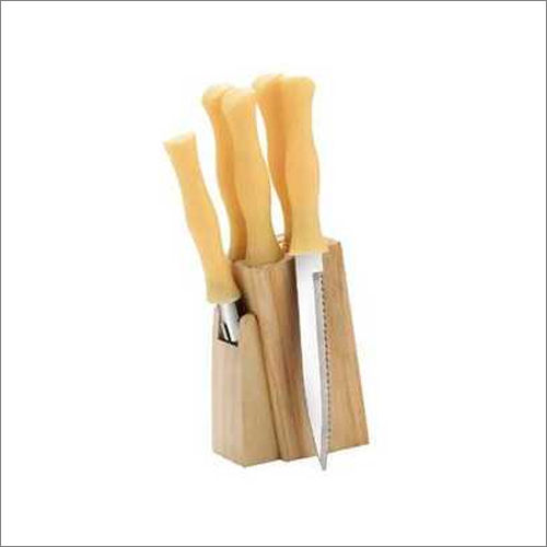 Brown 6 Pcs Ultra Knife Set