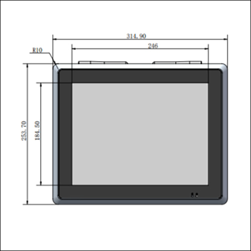 Capacitive Touch Screen Industrial Panel PC 12.1 inch