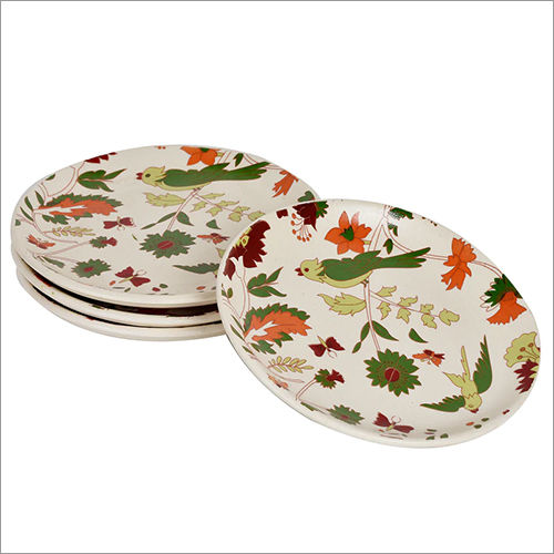 Ceramic Set Of 4 Symphony Soul Quarter Plate