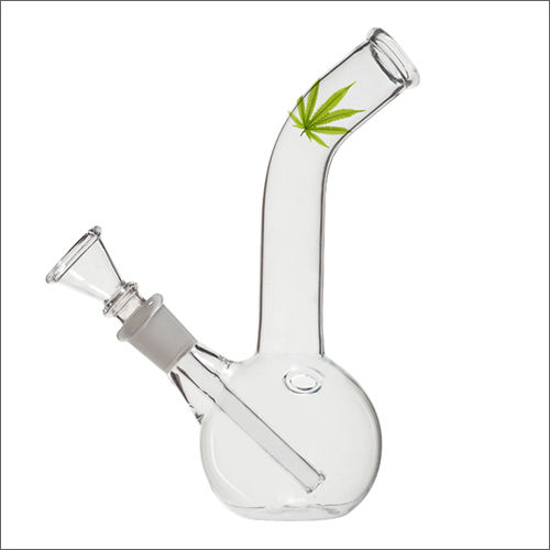 Mini Green Leaf Transparent Glass Pipe