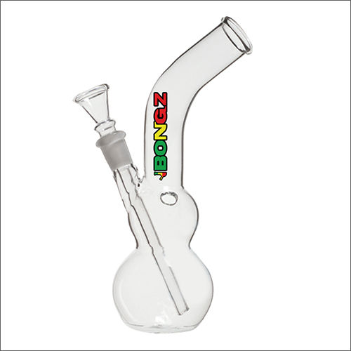 Plain / Printed Mini Rasta White Glass Pipe