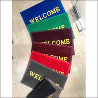 Pvc Welcome Mat 9mm - Cotton Material, 9mm Thickness, Customizable Sizes & Colors | Anti-bacterial, Quick-drying, Washable For Home & Outdoor Use