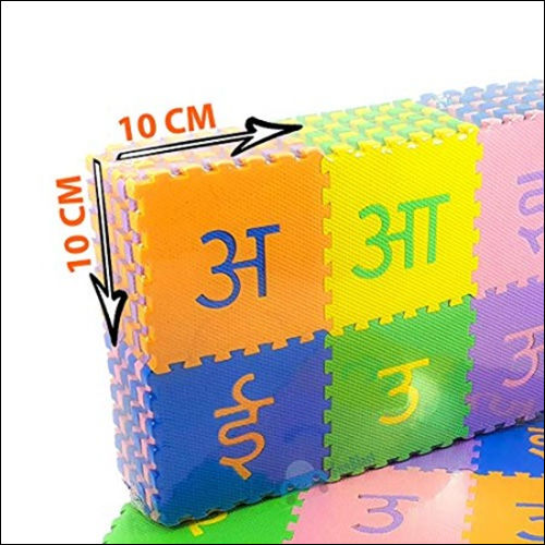 Hindi Warnmala Puzzle Mats For Kids Design: Modern