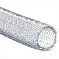 Pvc Flexible Braided Hose Pipe - 3 Meter Length, 2 Inch Size, Transparent Color | Lightweight, Flexible, Industrial Usage