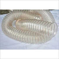 Pu Duct Hose - High Strength Pu Material, Transparent Color, Round Shape | Premium Flexibility For Industrial Applications