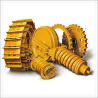 Yellow Mild Steel Excavators Front Idler