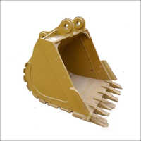 Industrial Excavator Bucket - Color: Yellow