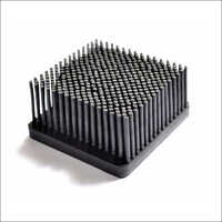 Rubber Bristles Wiping Pad - Color: Black