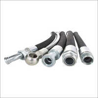 Hydraulic Hose Pipe - Rubber Material, Different Sizes, Black Color | Easy Installation, Leak Proof Design, Robust Engineering