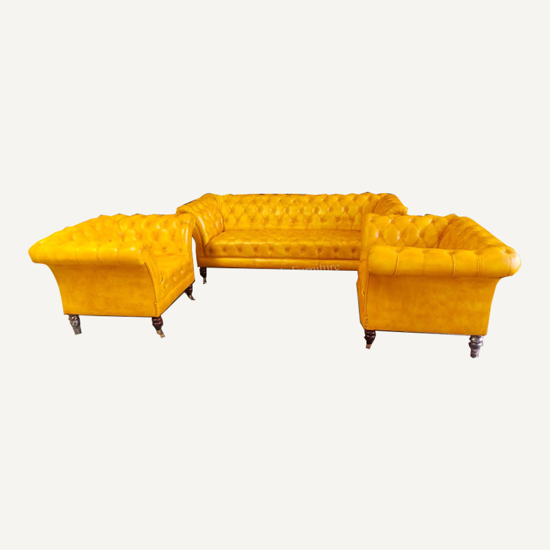 Leather Sofa Set By Jodhpur Trendz