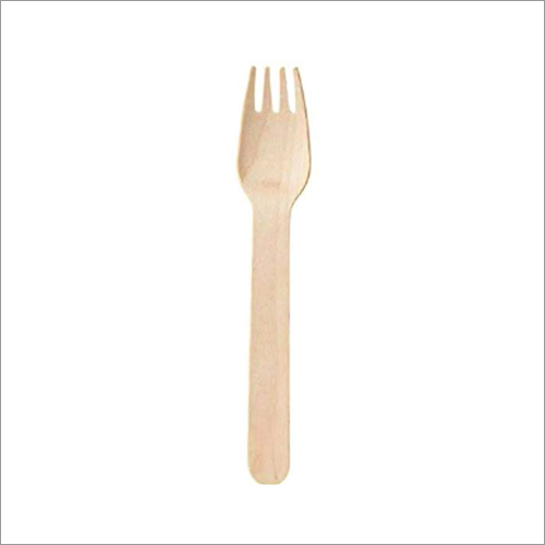 Wood Wooden Disposable Fork