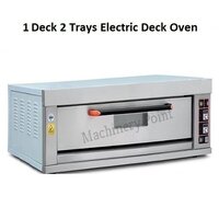1 Deck 2 Tray Electric Deck Oven