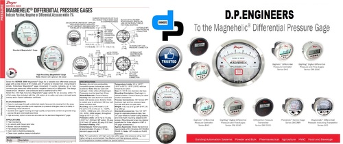 Dwyer Magnehelic Gage For Pandora Industrial Area Balaghat Madhya Pradesh-DP ENGINEERS