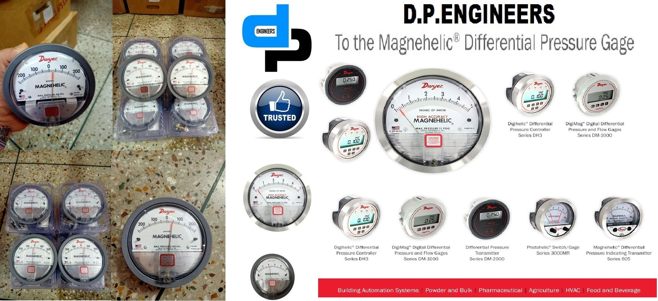 Dwyer Magnehelic Gage For Pandora Industrial Area Balaghat Madhya Pradesh-DP ENGINEERS