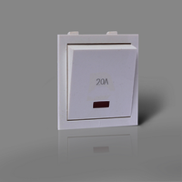 20A 1 Way Switch with LED 2M