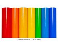 Rainbow Reflective Heat Transfer Vinyl