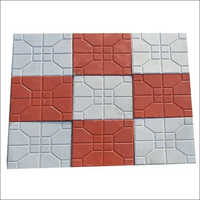 25 Mm Red And White Glossy Tiles - Quartz, 1 Inch Size, Polished Finish | Acid-resistant, Industrial Grade Natural Stone Flooring