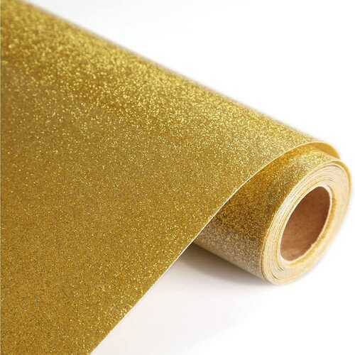 gold gilitter heat transfer vinyl