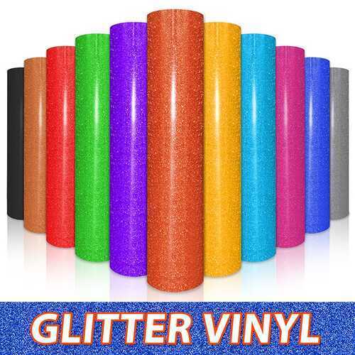 gold gilitter heat transfer vinyl