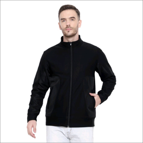 Black Bonded Fleece Jacket