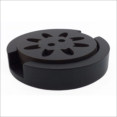 Black MDF Wooden Coaster