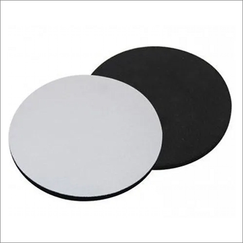 Silver Plain Round Metal Coaster