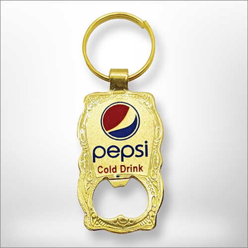 Metal Golden Nickel Opener Keychain