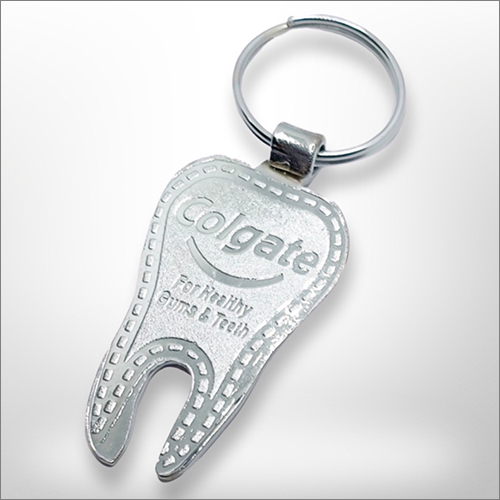 Silver Bottle Opener Nickel Keychain