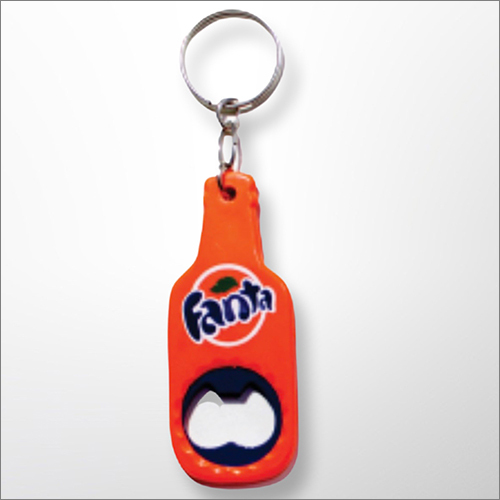 Orange Fanta Bottle Opener Keychain