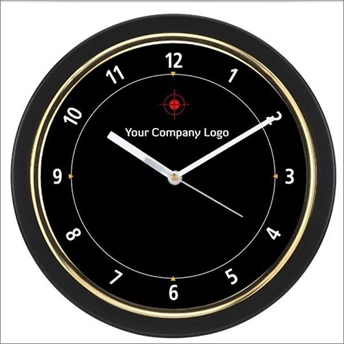 Black Wall Clock